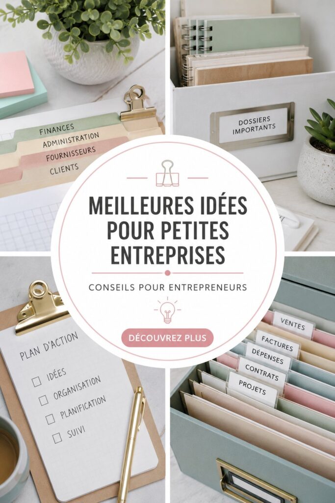 Bureau bien organisé avec des fournitures de bureau modernes et pratiques, représentant l'organisation pour une petite entreprise.