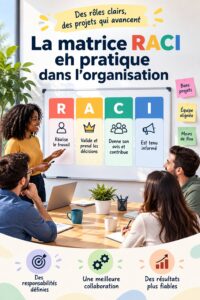 Illustration de la matrice RACI, outil de gestion d'équipe