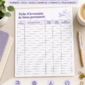 Modèle de feuille de calcul d'inventaire adapté à la gestion