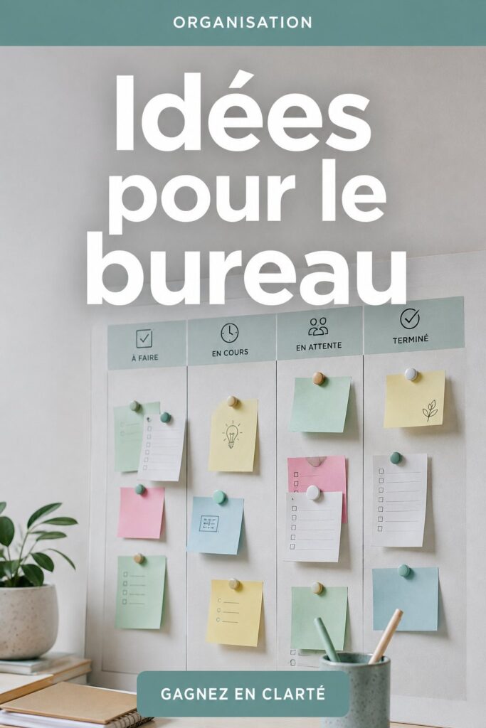 Un bureau bien organisé avec des fournitures soigneusement rangées, favorisant la productivité.