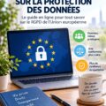 Illustration sur le RGPD avec des éléments iconographiques représentant la protection des données personnelles.