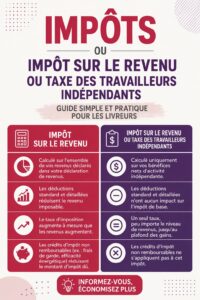 Guide sur les taxes pour Dashers avec des informations pratiques pour 2025.