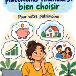 Illustration d'une femme réfléchissant à son avenir financier, comparant assurance vie et investissements.