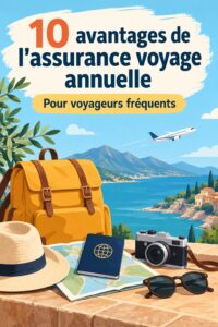 Femme souriante tenant son billet d'avion, symbolisant l'assurance voyage annuelle.