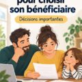 Image représentant une femme réfléchissant à la désignation d'un bénéficiaire pour son assurance.