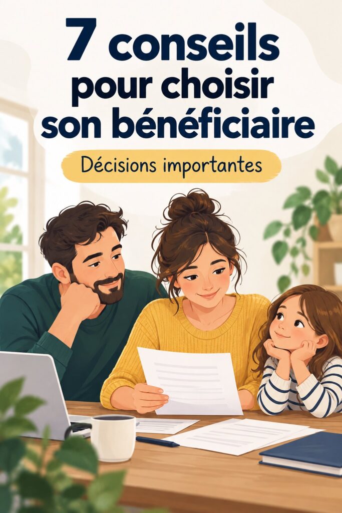 Image représentant une femme réfléchissant à la désignation d'un bénéficiaire pour son assurance.