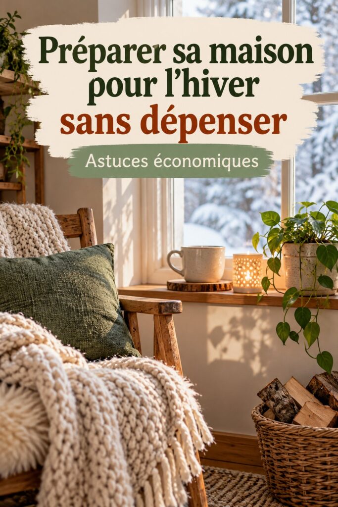 Maison protégée pour l'hiver avec des isolants efficaces