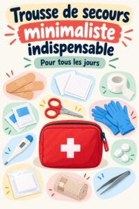 Kit d'urgence avec matériel essentiel pour la sécurité familiale