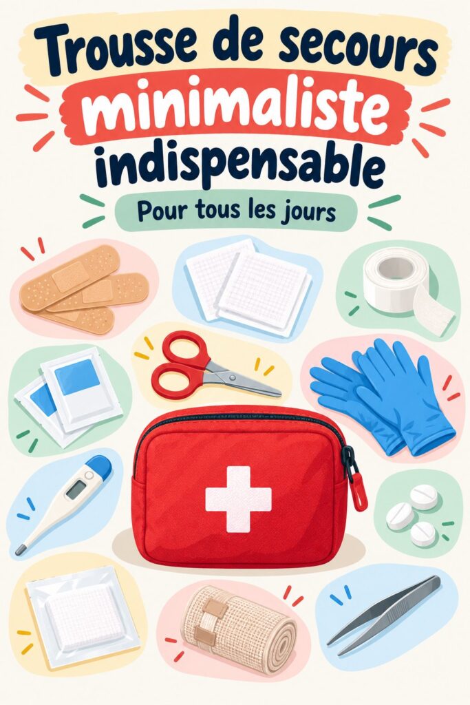 Kit d'urgence avec matériel essentiel pour la sécurité familiale