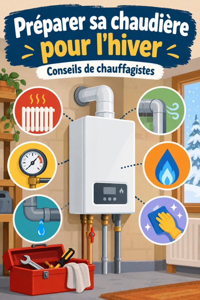 Un technicien vérifie un système de chauffage dans une maison