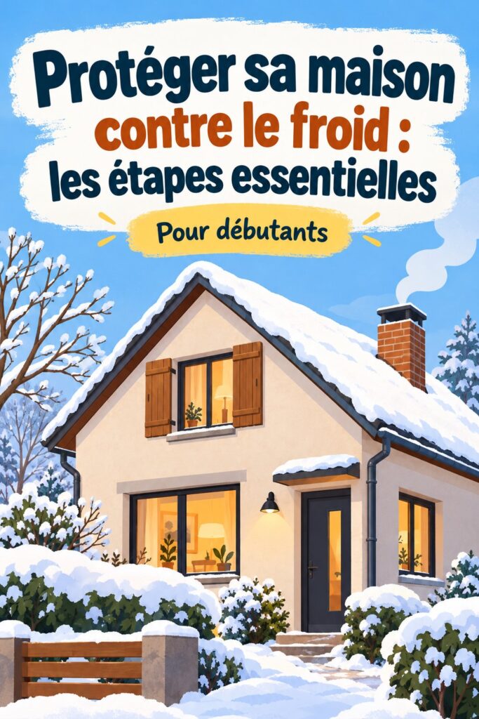 Maison bien protégée contre le froid en hiver